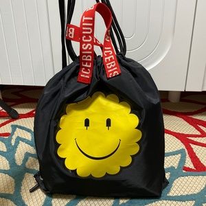 Icebiscuit Brooklyn Logo Cinch Backpack with Handles